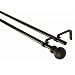 Classic Ball Double Curtain Rod in Black Size: 48" - 86"