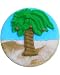 Beautiful Cookies Organic Party Favors-Palm Tree Organic Cookies Cookies, 10 Cookies Image