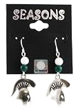 Michigan State Spartans Wire Logo Earrings