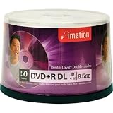 Imation - 50 x DVD+R DL - 8.56 GB 8x - spindle - storage media