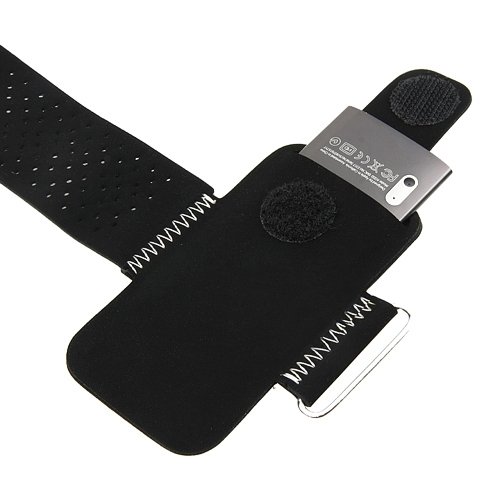 Black Sport Armband For Apple iPod Nano 5th Generation image