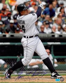 Miguel Cabrera Autographed Detroit Tigers 16x20 Photo #2 - Home Swing (Vertical)