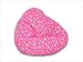 Elite Products 30-1021-824 - Child Prints Collection Large Bean Bag- Pink Flowers