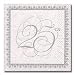 Wedding Elegance 25th Anniversary Beverage Napkins