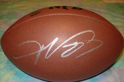 VERNON DAVIS SIGNED AUTOGRAPHED FOOTBALL SAN FRANCISCO 49ERS W/ HOLOGRAM + COA