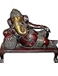 Ganesh Statue, Resting Ganesha Idol, Hinduism Yoga Decor 11 Inch