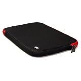41f28lH%2BUCL. SL160  Dual Mesh Neoprene Layer Netbook Sleeve Case   Black with Red for Gateway LT3200 11.6 Netbook