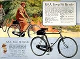 BSA Keep Fit Bicycle - Mini Metal Wall Sign 15 x 20cms