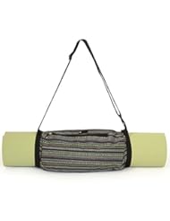 Sports: Aurorae Yoga Mat Sling Carrier (Black Multi) - Aurorae