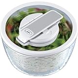 Zyliss Smart Touch Salad Spinner 4-6 Servings, White
