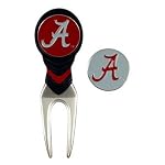 Alabama Golf Ball Mark Repair Tool and Ball Markers