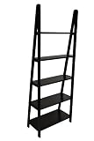 Yu Shan 5 Shelf Ladder Bookcase, Espresso