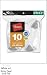 10-Pack Hanes Boys Red Label Cushion No Show 10 pr 424/10, White w/ Grey Heel and Toe, Large