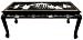Asian Furniture & D&eacute;cor - 46" Claw Foot Design Chinese Lacquer Oriental Coffee Table ( Black MOP )