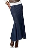Denim Maxi Skirt