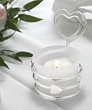 Baby Keepsake: Heart Design Candle Holders