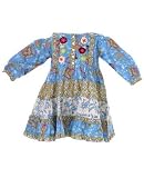 : Mimi & Maggie Blue Peasant Market Dress