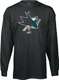San Jose Sharks Primary Logo Long Sleeve T-Shirt - XX-Large