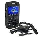 Body Glove 9108801 Snap-On Case and Car Charger for Blackberry Gemini Curve 8520