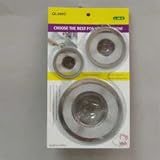 3Pc Metal Sink Strainer Case Pack 240