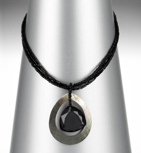 Multi-Facetted Swing Pendant Necklace