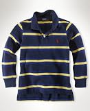 Polo by Ralph Lauren Boys Classic Stripe Mesh Polo