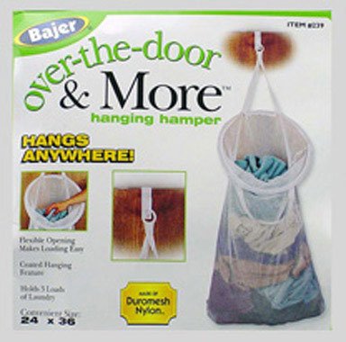 Bajer Design 239 Sunbeam Over-The-Door Pop Open Hanging Hamper