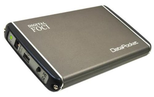Digital Foci DataPocket 120 GB External Hard Drive (Brushed Silver)