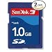 Sandisk 2-PACK: 1GB SD Secure Digital Card (SDSDB-1024-A11, Retail Packages!)