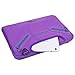 Evecase Shoulder Bag, Compact Fully Padded Neoprene Messenger Briefcase Case Bag with Handle and Shoulder Strap for Stream 11.6 inch ultrabook Laptop - Purple