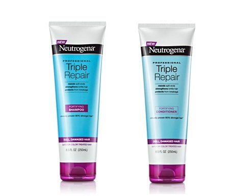 NEUTROGENA TRIPLE REPAIR SHAMPOO AND CONDITIONER COMBO SET 8.5oz set