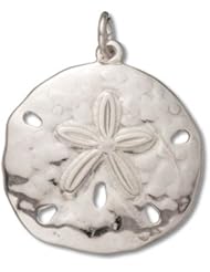 Genuine Raposa Elegance (TM) Medium Size Sand Dollar Charm Pendant (24 x 22 mm). 100% Satisfaction Guaranteed.