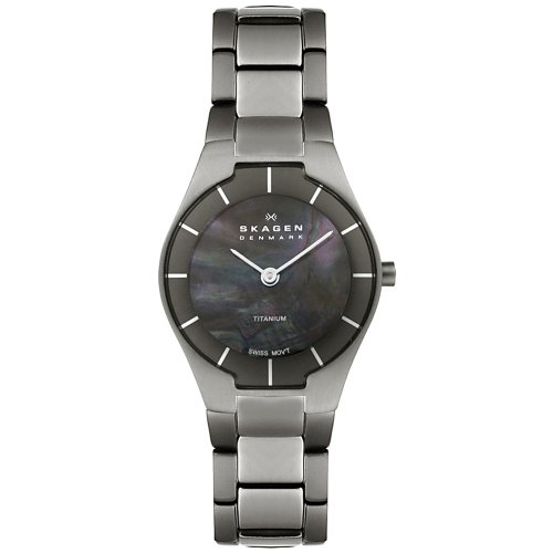 Skagen Women's 585XSTXM Swiss Collection Gray Titanium  Watch