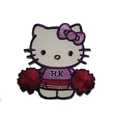 Hello Kitty Cheerleader 6,3 cm * 6,5 cm B�GELBILD AUFN�HER APPLIKATION Katze K�tzchen Kinder Fan Sport Tier Patch