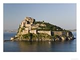 15th Century Castello Aragonese d'Ischia, Ischia Ponte, Ischia, Bay of Naples, Campania, Italy Scenic Photographic Poster Print by Walter Bibikow, 16x12