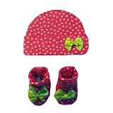 Baby Goo Goo's Hat and Bootie Set (Newborn 0-3 Months to 12 Pounds)