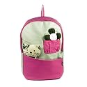 [Cat & Flowers] 100% Cotton Fabric Art School Backpack / Outdoor Backpack