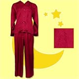 Review   / M. Green Crimson Paisley Jacquard Silk Pajama - Seen on HBO's Entourage & on NBC's In the Loop