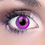Violet 3 Tone Funky Eyes Contact Lenses (Pair)