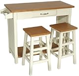 3pc Nantucket Breakfast Table & Stools Set