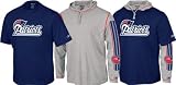 New England Patriots -Navy/Grey- Hoodie Tee Combo