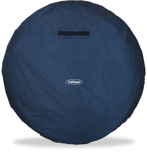 Kitchen: Uniflame 35 Inch Black Bowl With Folding Legs And Carrying Pouch