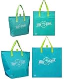 Insulated Tote Bag Variety 4 Pack, Aqua