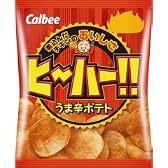 カルビー　うま辛ポテト　ヒーハー!!　２ケース　24個