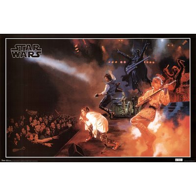 Star Wars Rock Band Concert Star Wars Band Poster. Star Wars Rock Band Concert