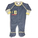 Mish Mish - Newborn Baby Boys Long Sleeved Coverall, Blue