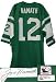 Joe Namath Autographed/Hand Signed New York Jets Mitchell & Ness Authentic 1968 Jersey Size 48