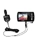 2 in 1 FM Transmitter and Car Charger for the Philips Aria 16GB MP3 Video Player FullSound - Gomadic Brand w/ TipExchange Technology