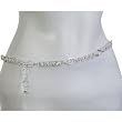 Valentine Day Gift Silver Belly Chain Length 36.5 inches (b261)