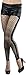 ToBeInStyle Women’s Diamond Net w/Opaque Side Seam Spandex Leggings Black
